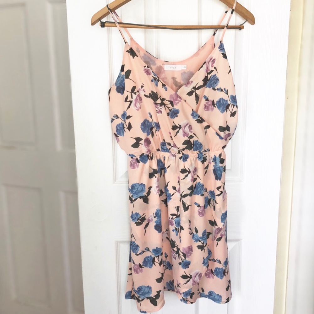 Lush | Blush Pink Floral Summer Dress